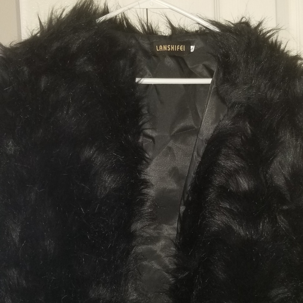 Faux fur jacket